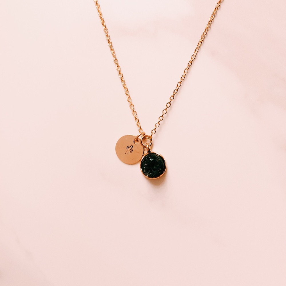 Cactus necklace with gem 🌵